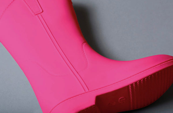 All Weather Rubber Cowboy Boot(pink)
