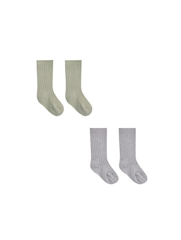 Socks Set (Sage, Periwinkle)