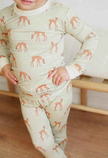 Fawn Feild 2 Piece Bamboo Pajama Set
