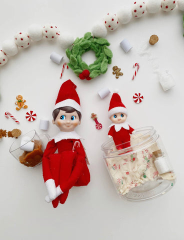 Elf in the Jar Sensory Play Dough Kit