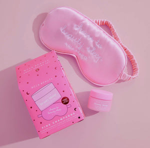 Sweet Dreams Pink Champagne Lip Mask Holiday Gift Set