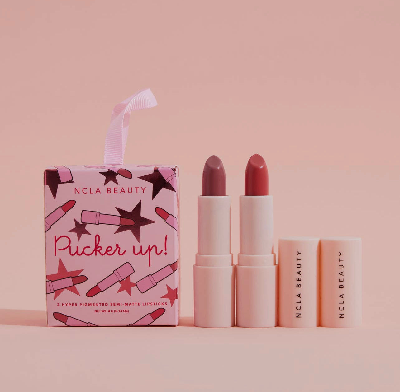 Pucker up Pink Lip Stick Holiday Set