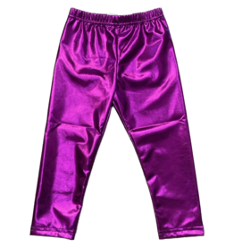Purple Metallic legging