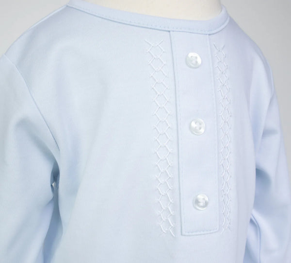 Layette Gown (light blue)