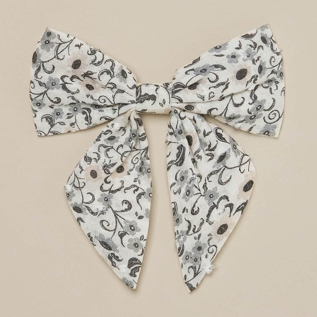 Bow with Clip (Blue Meadow)