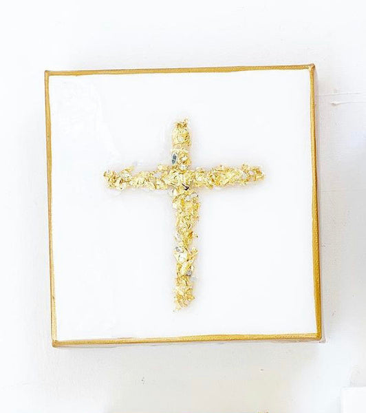 Gold Leaf Cross
