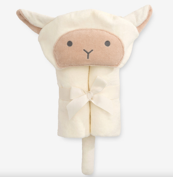 Hooded Lambie Baby Bath Towel