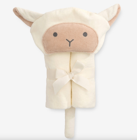 Hooded Lambie Baby Bath Towel