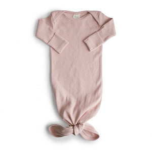 Mushie Knotted Gown | Blush