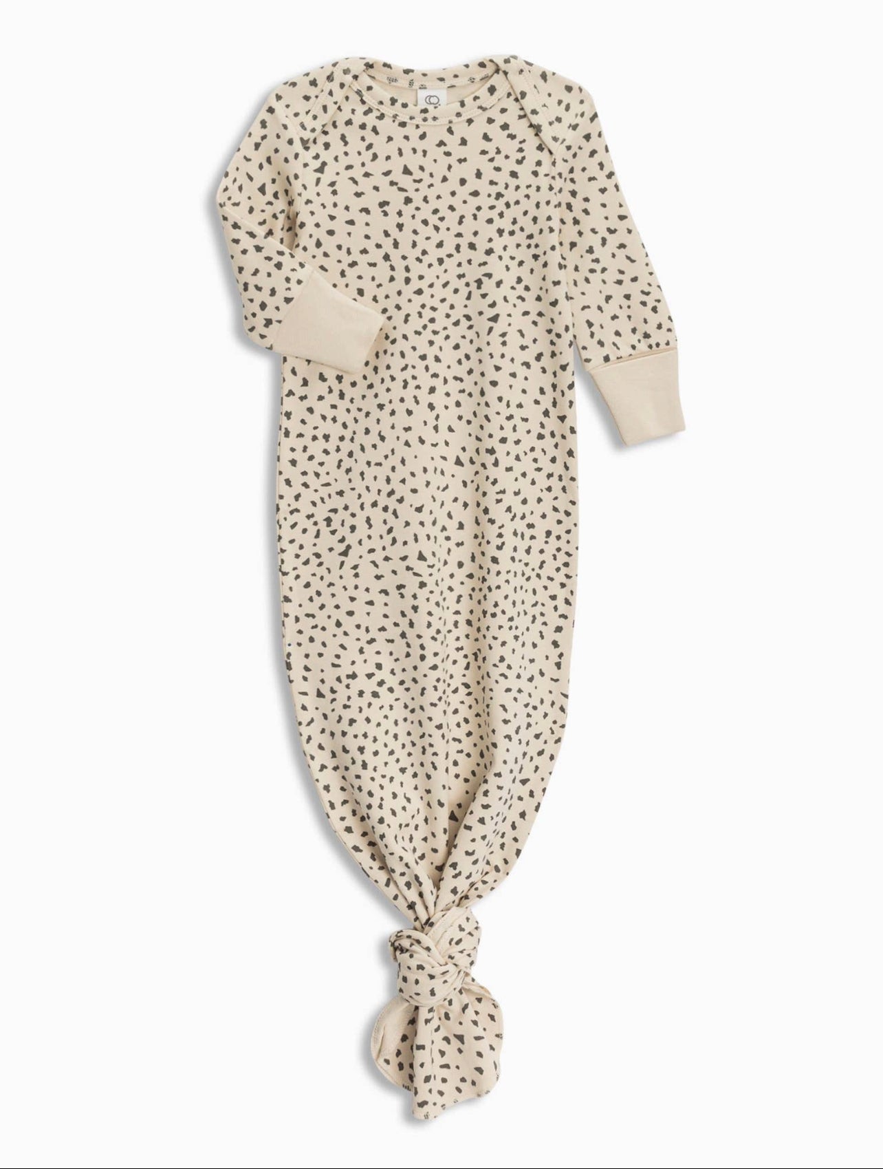 Infant Gown | Cheetah Pewter