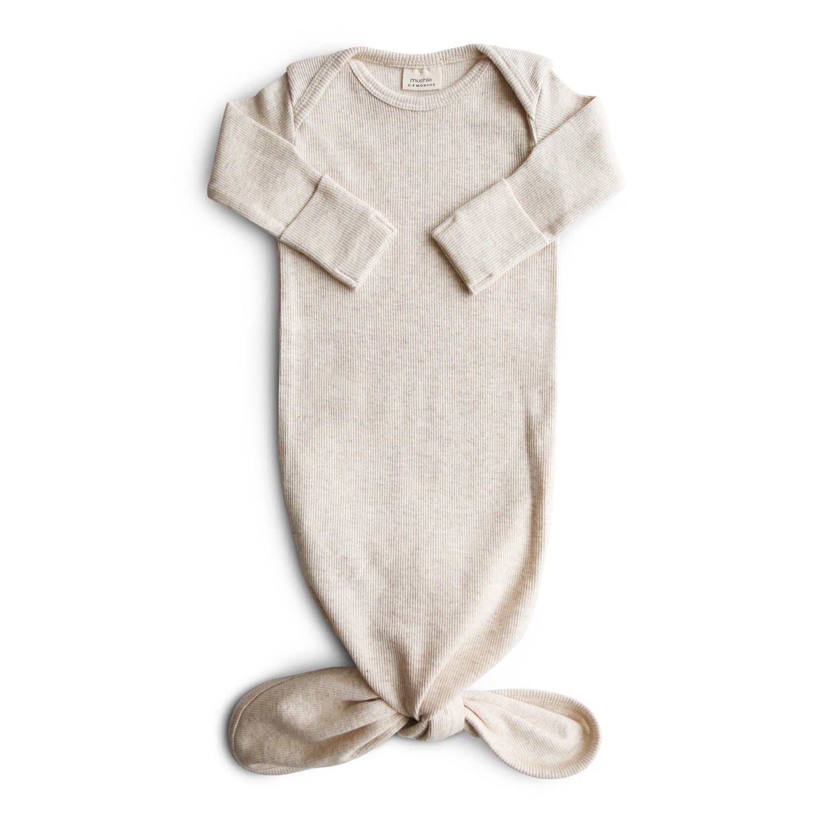 Mushie Knotted Gown | Beige